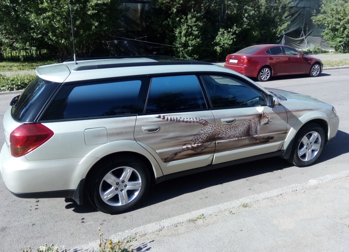 245 лс. Subaru Outback III тонировка