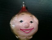 Продам коллекцию в Москве, Старая елочная игрушка СССР голова клоуна