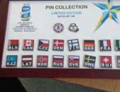 Продам коллекцию в Копейске, Хоккейные значки чемпионат мира 2012 года