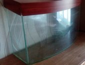 Продам в Лисках, красивый и вместительный аквариум на 60 л, 2 крышки: пластиковая "под