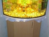 Продам в Москве, аквариум угловой с тумбой на 70 литров, полностью оборудован, как