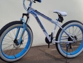 Продам велосипед горные в Москве, Фэтбайк _ Фэтбайк на спицах BENSHI WHITE BLUE Рама