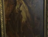 Продам картину в Москве, Картина старинная 1885 год дерево масло, Старинная картина