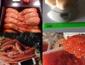 Продам в Хабаровске, свежие морепродукты: 1, Краб камчатский - 800 р/кг 2, Краб стригун
