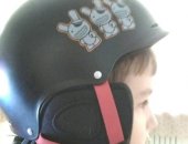 Продам в Новосибирске, Шлем детский, состояние нового, Съемные уши, подкладка
