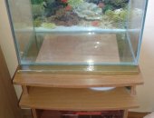 Продам в Екатеринбурге, аквариум на 60 литров крышка из стекла 4мм тумба со стеклянными