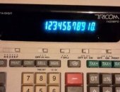 Продам в Москве, Калькулятор TRICOM 1420 MPD новый, работающий, 14 разрядов, 2- цветная