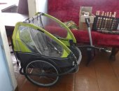 Продам велосипед детские в Кемерове, Велоприцеп на двух детей, Велоприцеп на двух детей