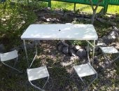 Продам палатку в Владивостоке, Стол складной для пикника с четырьмя стульчиками в