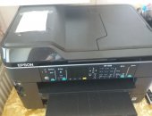 Продам сканер в Краснодаре, МФУ Epson WorkForce WF-7525 с СНПЧ и чернилами, Не дорого,