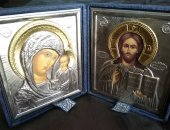 Продам картину в Москве, Иконы Казанской Божьей Матери и Спасителя в одном футляре для