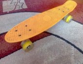 Продам скейтборд в Иркутске, Penny board оранжевый, НовыйПодшипники Abec 7, Колёса