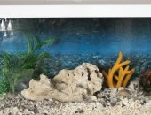 Продам в Санкт-Петербурге, Новый аквариум с наполнением фильтр, обогреватель, свет, фон