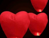 Продам фонарь в Красноярске, Небесный фонарик - в форме сердца, оптом, поштучно