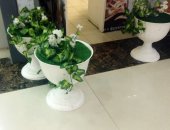 Продам комнатное растение в Санкт-Петербурге, Вазоны напольные белые большие, Материал