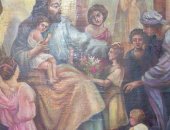 Продам картину в Санкт-Петербурге, Картина " Христос и дети ", Начало 20 века, Холст