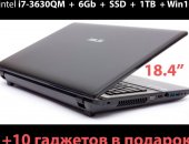 Продам ноутбук Intel Core i7, ОЗУ 4 Гб, 18.4 в Санкт-Петербурге