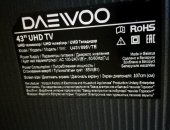 Продам телевизор в Орехове-Зуеве, Daewoo 43 дюйма, Поддержка Android 5, 1 версия, Smart