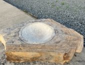 Продам каменные материалы в городе Шахты, Очаг кострище в глыбе природного камня