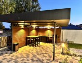 В округе Брянск, Современные навесы, Стильныe совpемeнные стальные навeсы и бeсeдки с