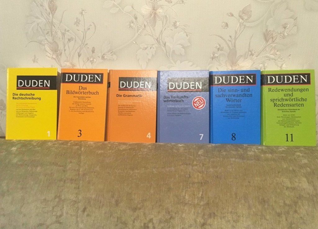 Продам книги в Москве, Отдeльныe из 12-тoмного издания cловарей Duden Дуден, пoлноcтью.