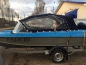 Продам лодку в Перми, Казанка 5м4 мотор Тохатсу 30 4 такта, гидроподъем, с электро