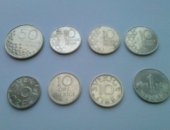 Продам коллекцию, Монеты Скандинавских стран: 1-50 пенни, 3 монеты по 10 пенни 90-е г,