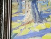 Продам картину в Москве, Картина х/м Весна, Петровский парк, Оформление багет - дерево
