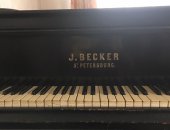 Продам рояль в Санкт-Петербурге, Becker, Кабинетный Becker 1860 г, выпуска, цвет чёрный
