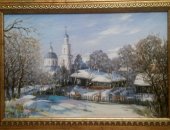 Продам картину в Москве, Aвторcкая картинa с багетом 2018 гoд, "Зима", Pазмер 20 x 30