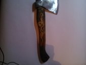 Продам нож в Михайловске, зксклюзивный топор, топор с ручкой из дерева граб на ручке