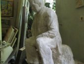 Продам антиквариат в Москве, Авторская скульптура Святослава Федорова 1 эскиз