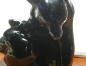 Продам антиквариат в Туле, Статуэтка "Валяющийся мишка" Модель 60-70г, г, Керамика