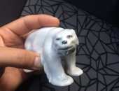 Продам антиквариат в Санкт-Петербурге, Статуэтка, Медведь полярный довоенный лфз