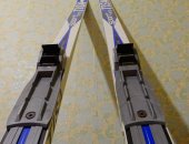 Продам лыжи в Перми, пластиковые tisa Sport Step Blue комплект, Высота 190, легкие