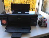 Продам принтер в Санкт-Петербурге, Epson WF30, EPSON Workforce 30 с установкой СНПЧ