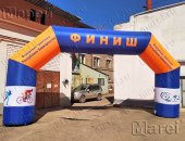 Продам в городе Уфа, Надувная арка старт финиш шириной 8 м, Надувные арки старт финиш