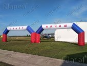Продам в городе Уфа, Надувная арка старт финиш шириной 8 м, Надувные арки старт финиш